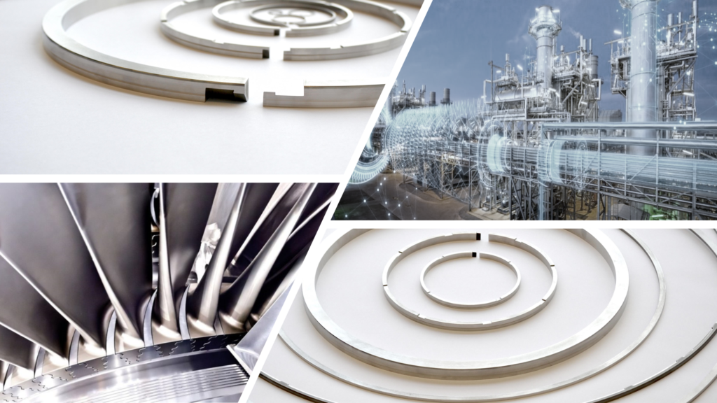 Sealing rings aerospace power generation