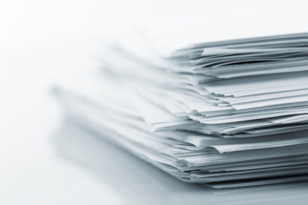 pile of white papers